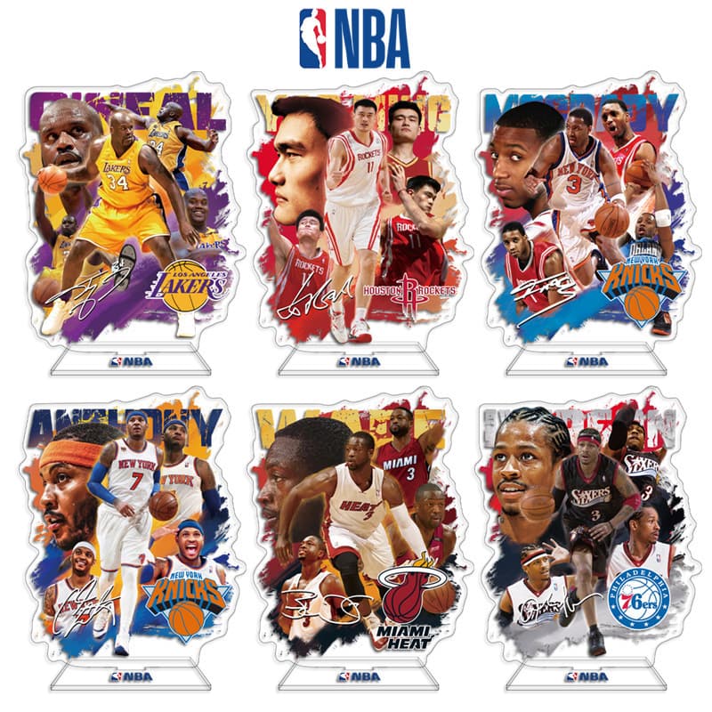 【NBA Star Player Large Standee】High-Definition Printing of LeBron James, Stephen Curry, and Kyrie Irving, D-Style Campus Merchandise
