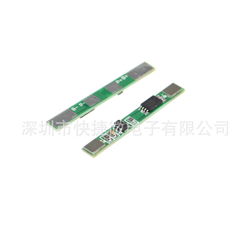 3.7V Lithium Battery Charging Protection Board Module, Suitable for Polymer 18650, Spot Weldable, Multiple Parallel, 3A Overcurrent Rating