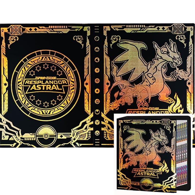 Game Card Collection Book Pokémon Card Collection Board Game Animation Card Book Hot Stamping 540 Picture Book