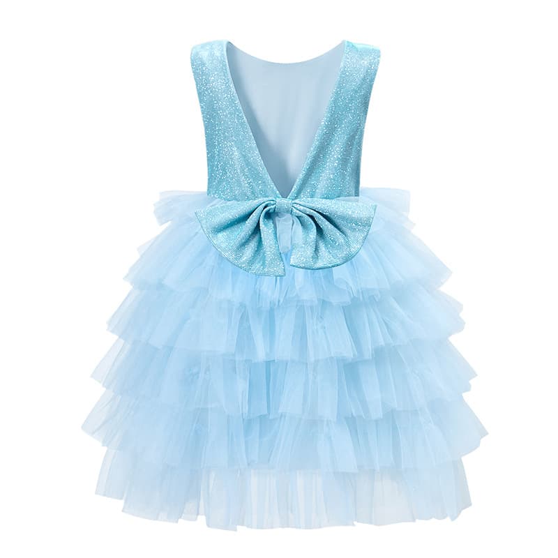 Amazon's new girls' dress cake tutu skirt children's first birthday princess dress fashionable sequin dress