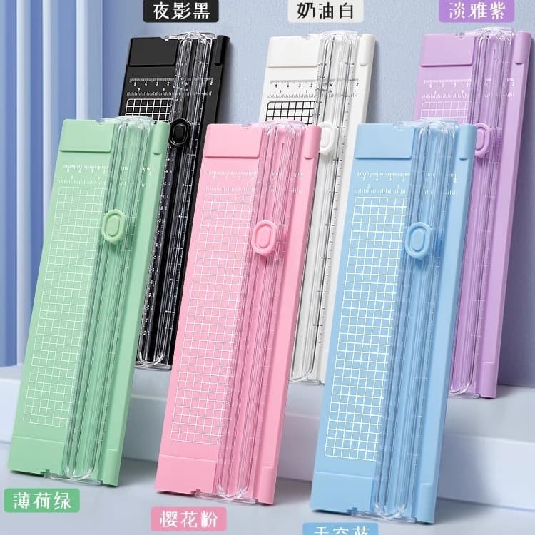 Two-Way Paper Cutter A4 Trimmer Handheld Paper Cutter Manual Cutting Tool Office Craft Scrapbooking Essential