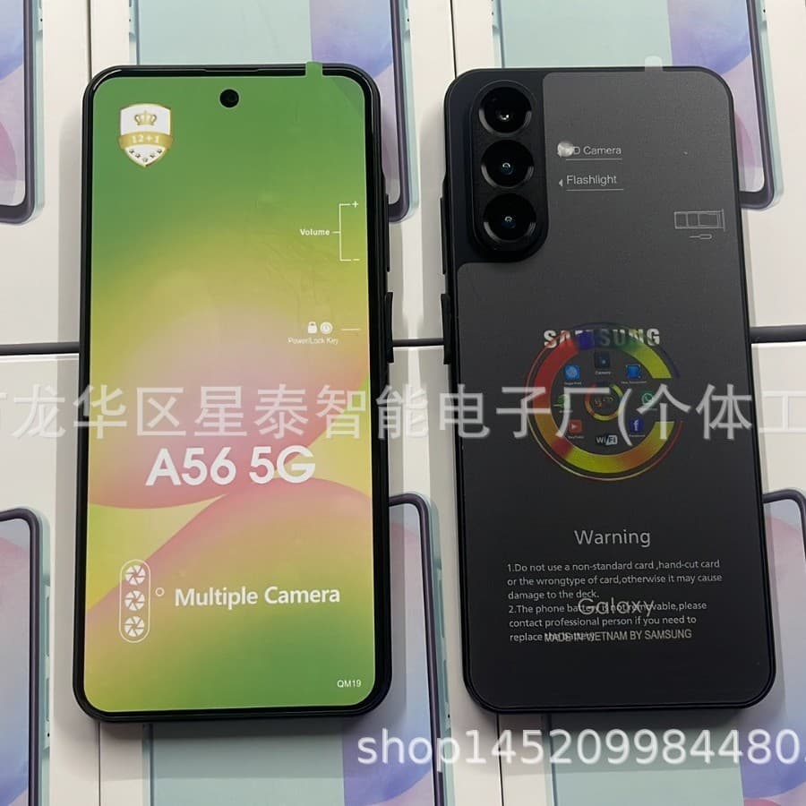 New A56 smartphone i17Pro i16Pro S25 S26 best-selling smartphone in foreign trade