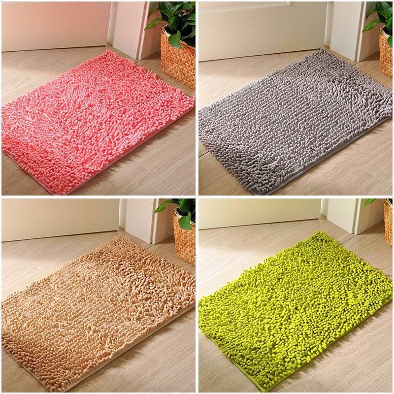 Chenille floor mat bathroom door absorbent door mat bathroom non-slip mat bedroom door foot mat carpet wholesale