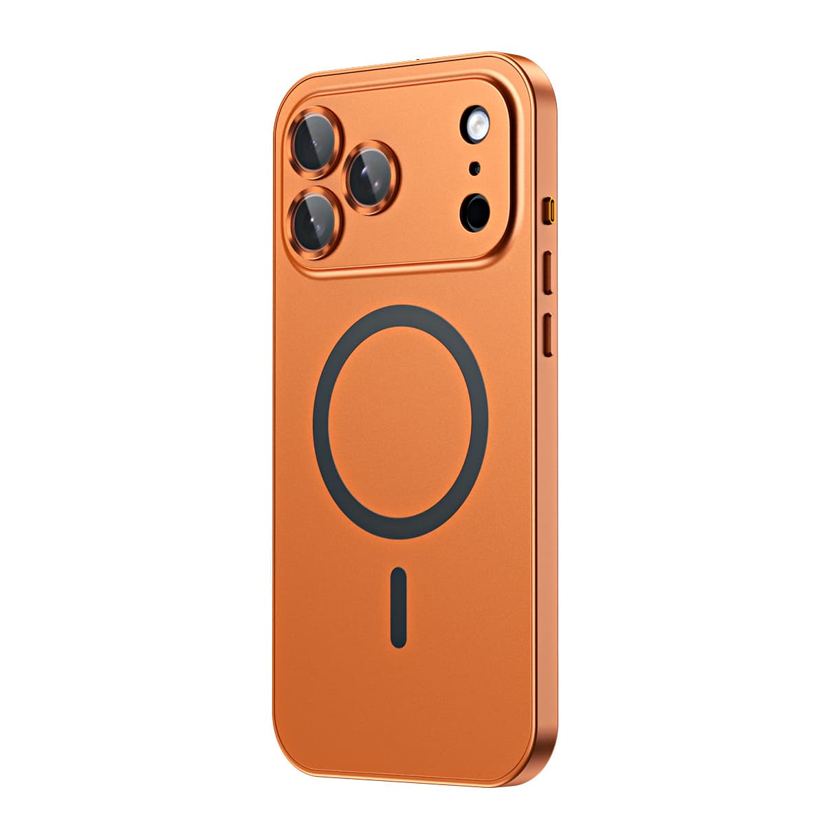 Snap Buckle Case for Apple 17 Pro Max Metal Frame Magnetic Phone Case iPhone 16 Shockproof 15 Protective Cover 14