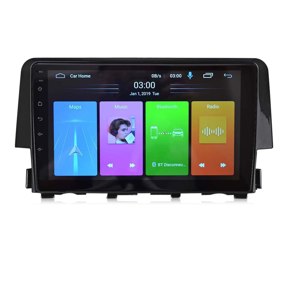Compatible with Honda Civic 10 FC FK Android Large Screen Car GPS Navigation Unit