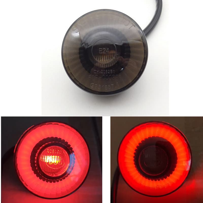 CH-2062B1 All-Terrain Vehicle Modified LED Rear Tail Light ATV Rear Brake Driving Light Round Light