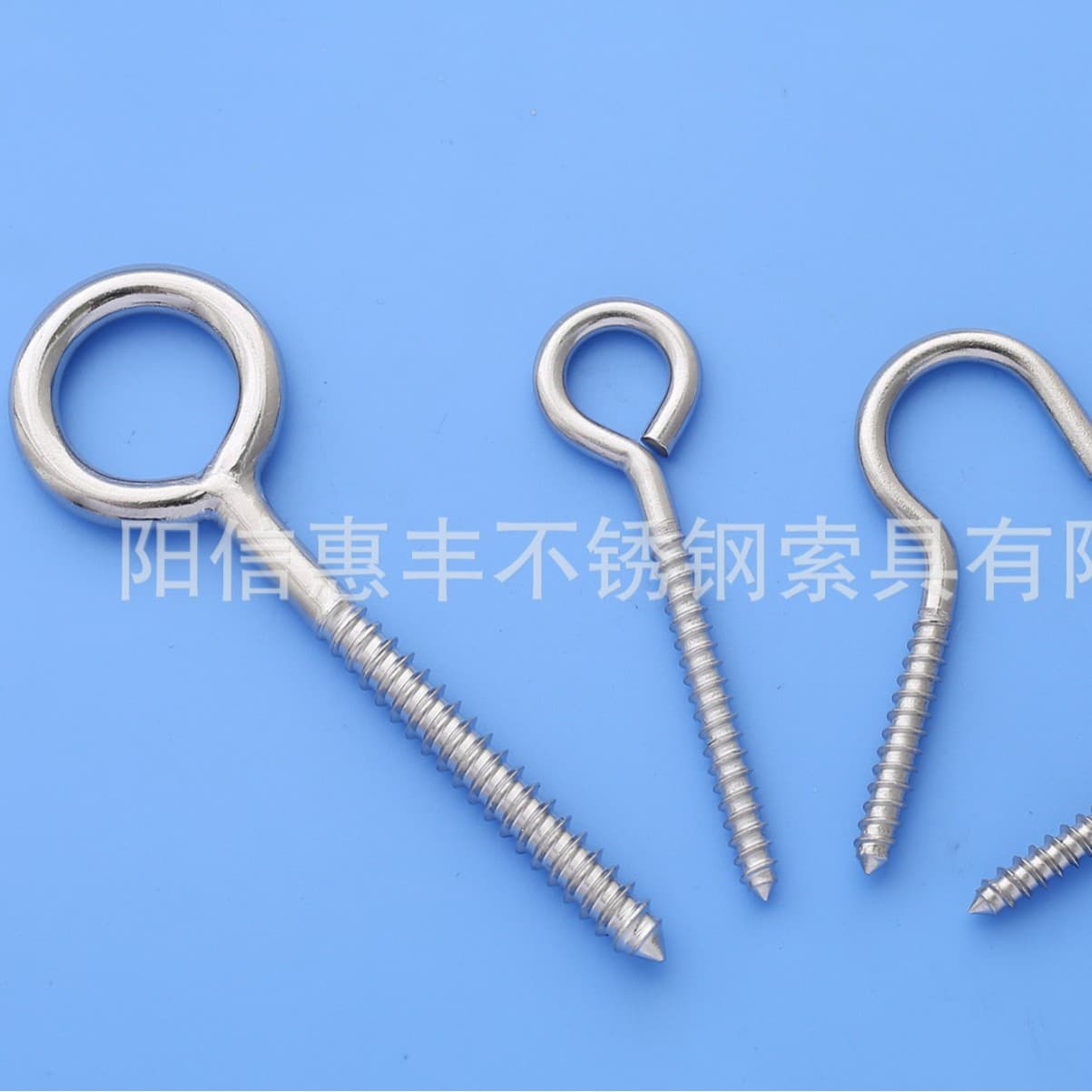 Stainless Steel 304/316 Eye Bolt Question Mark Hook Eye Wood Screw 580 Eye Type Wood Screw