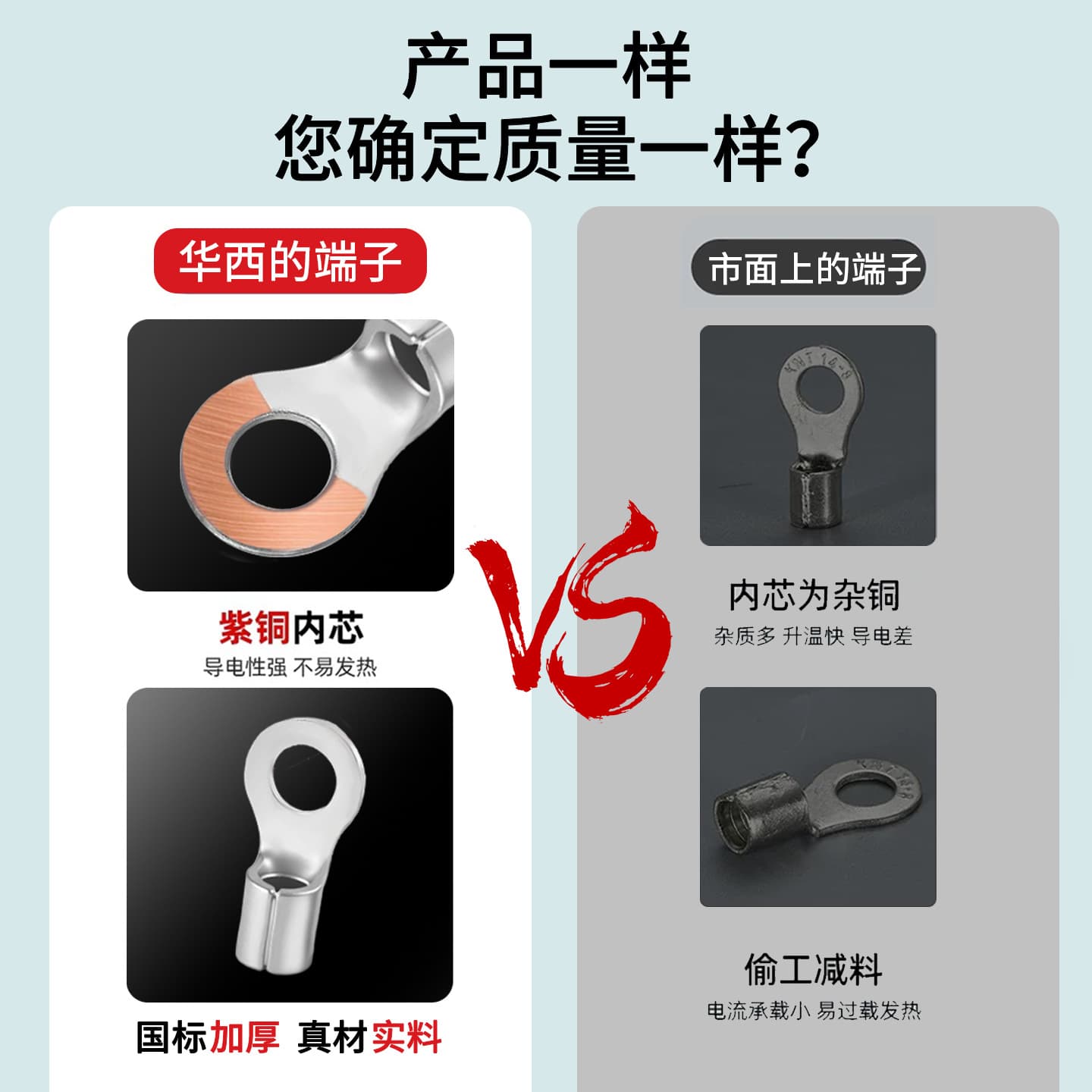 CNXI Huaxi Technology RNB Cold Press Terminal Round Wiring Terminal O-Type Bare Terminal Purple Copper National Standard Factory Direct Supply