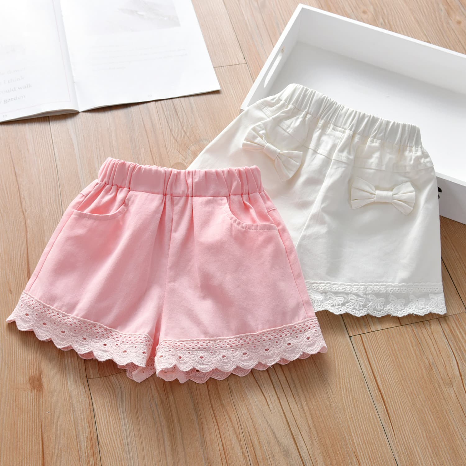 Girls' Shorts Outdoor Wear 2025 New Summer Thin Baby Kids Summer Girls Korean Trendy Kids Pants