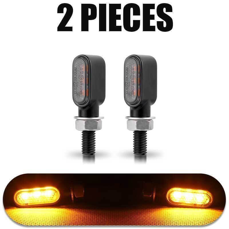 Motorcycle turn light modified LED mini turn light Electric vehicle turn light retro metal signal indicator light