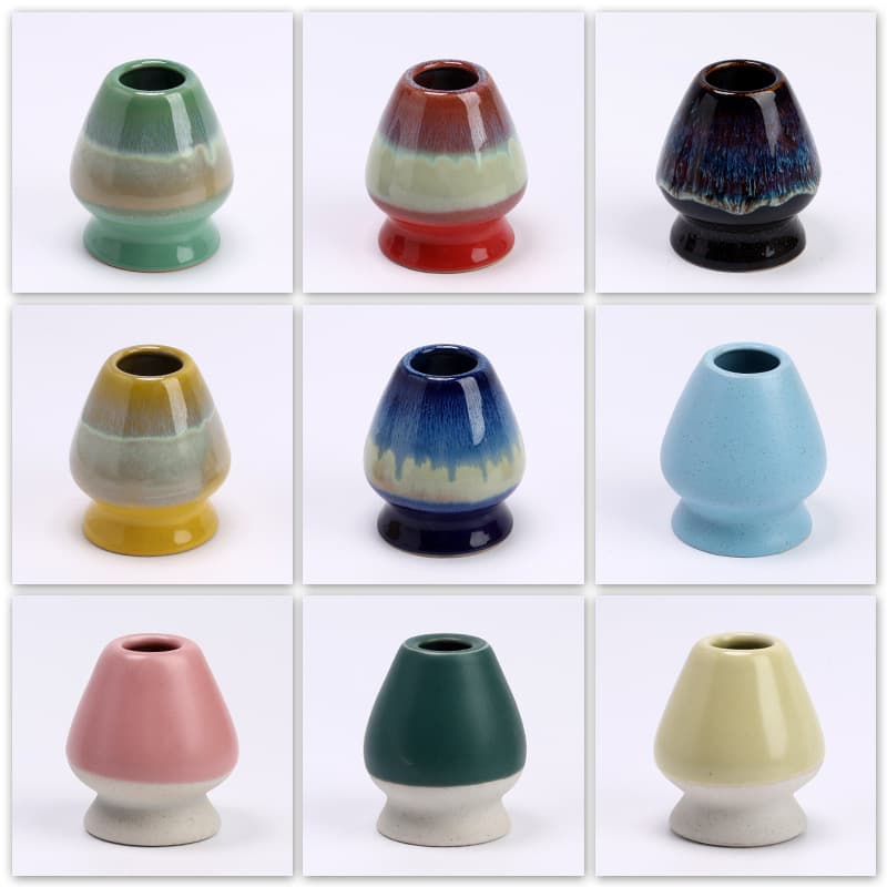 Gradient Large Chasen Stand Chasen Holder Chasen Placement Tool Companion for Japanese Tea Ceremony Matcha