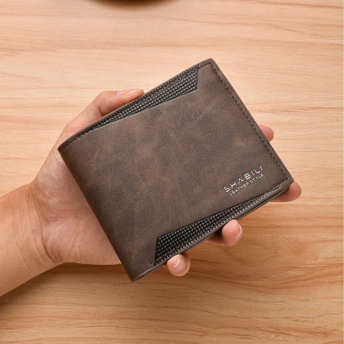 New Wallet Men's Short Wallet Coin Purse Men and Women Small Bag Trendy Money Clip Leather Wallet Teen Card Holder Korean Style