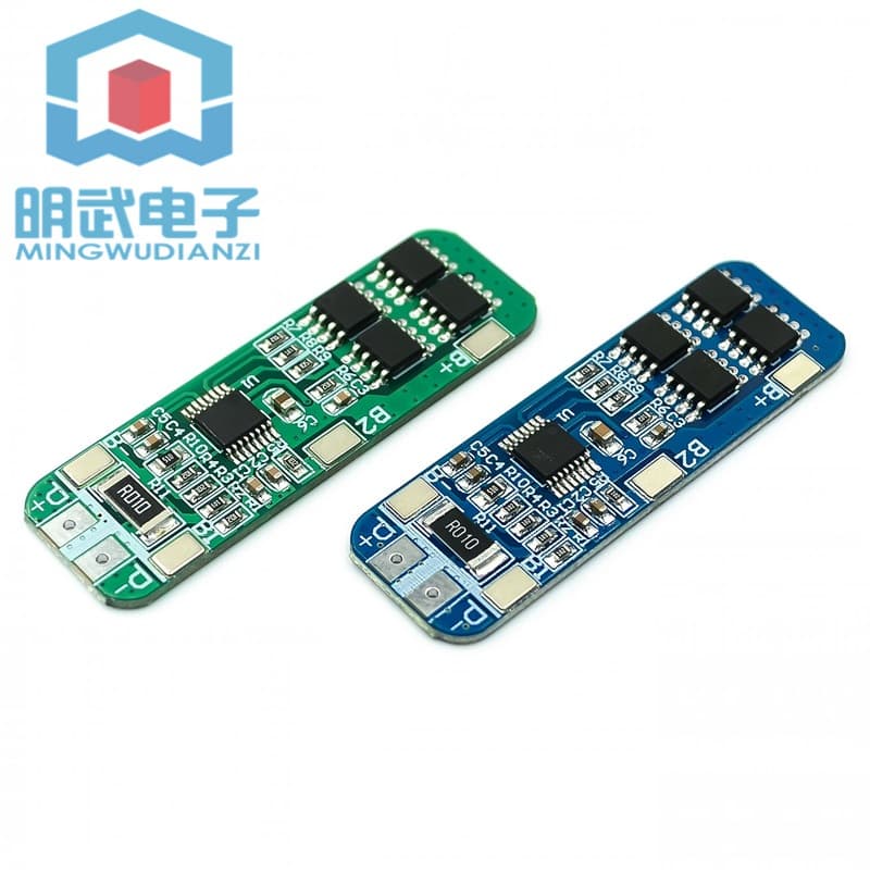 3-cell 12V 18650 lithium battery protection board: 11.1V/12.6V overcharge protection, over-discharge peak protection up to 10A, and overcurrent protection.