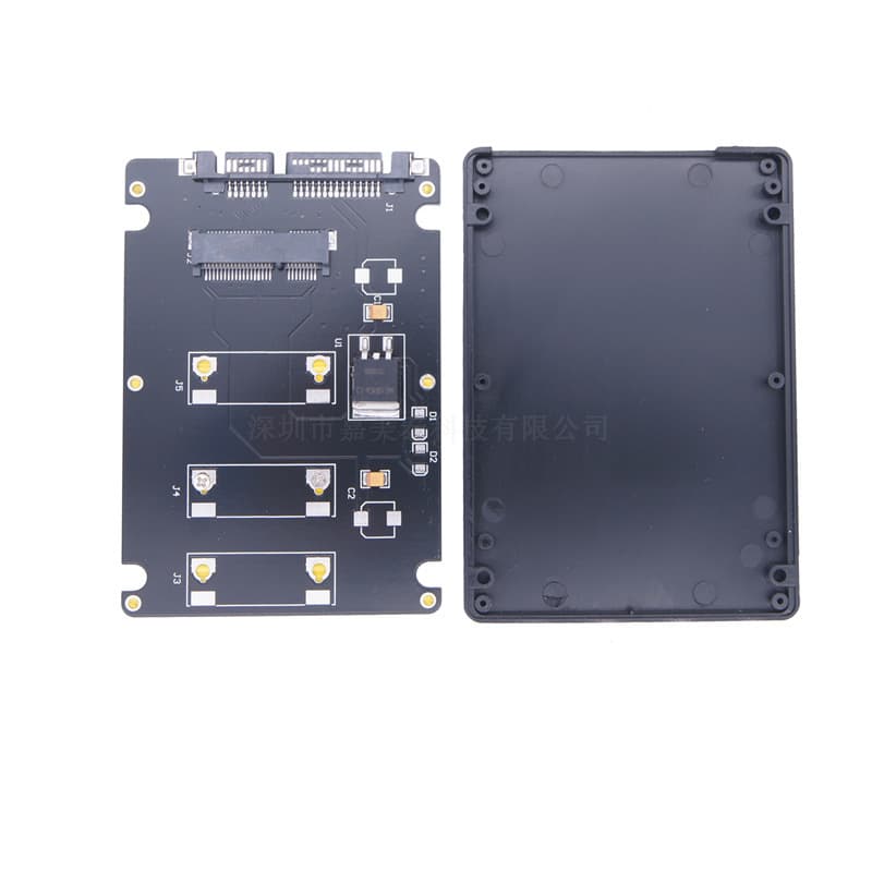 MSATA to SATA Adapter Card, SSD Solid State Drive Enclosure, MSATA to SATA3 Interface Converter