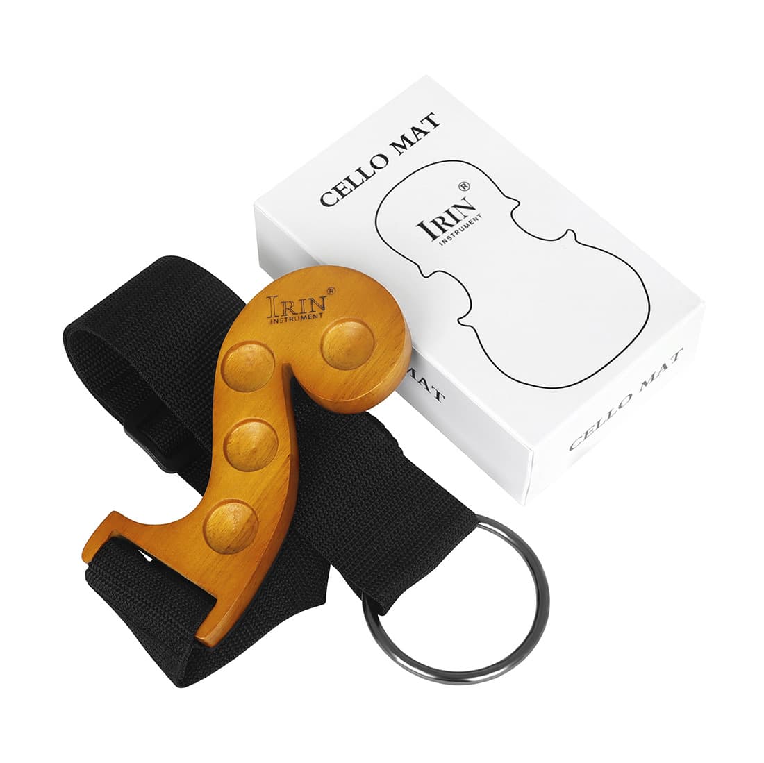 IRIN Cello Non-Slip Pad Wooden Anti-Shift Cello Anti-Slip Mat Bass Anti-Slip with Violin Anti-Slip Board