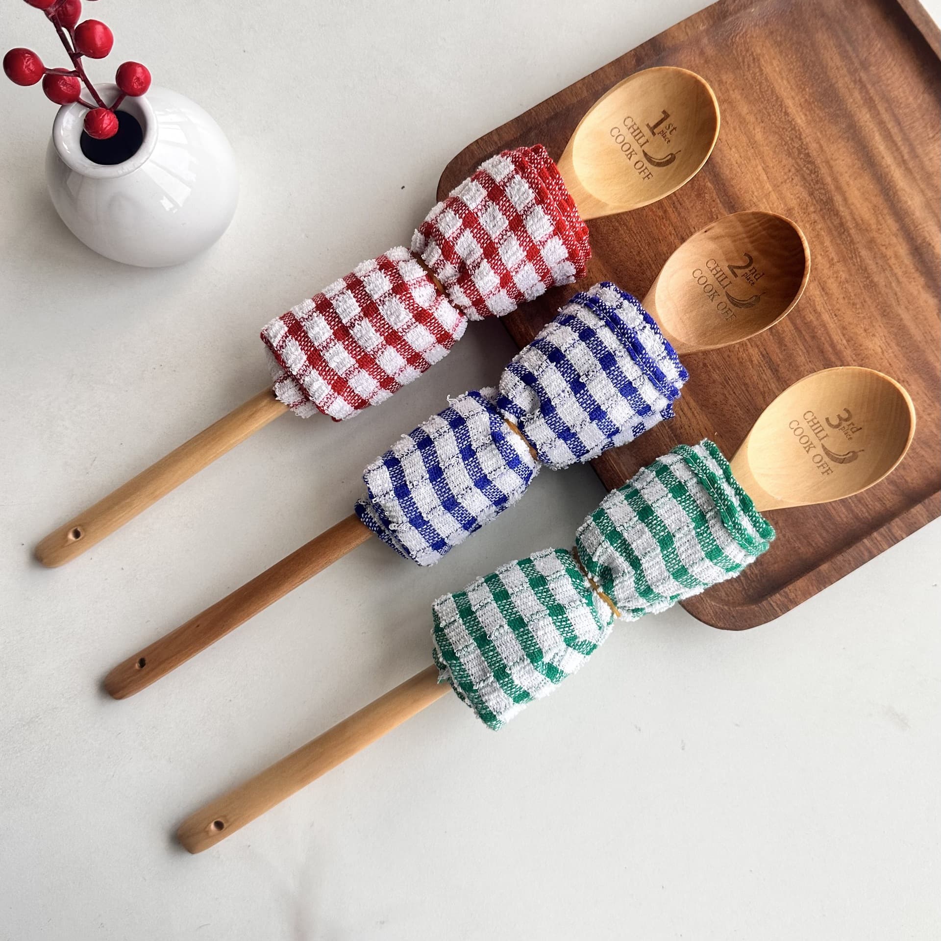 Spicy Eating Competition Bamboo Spoon Creative Contest Gift Kitchen Utensils Multiple Combinations Amazon Laser Spoon Spatula