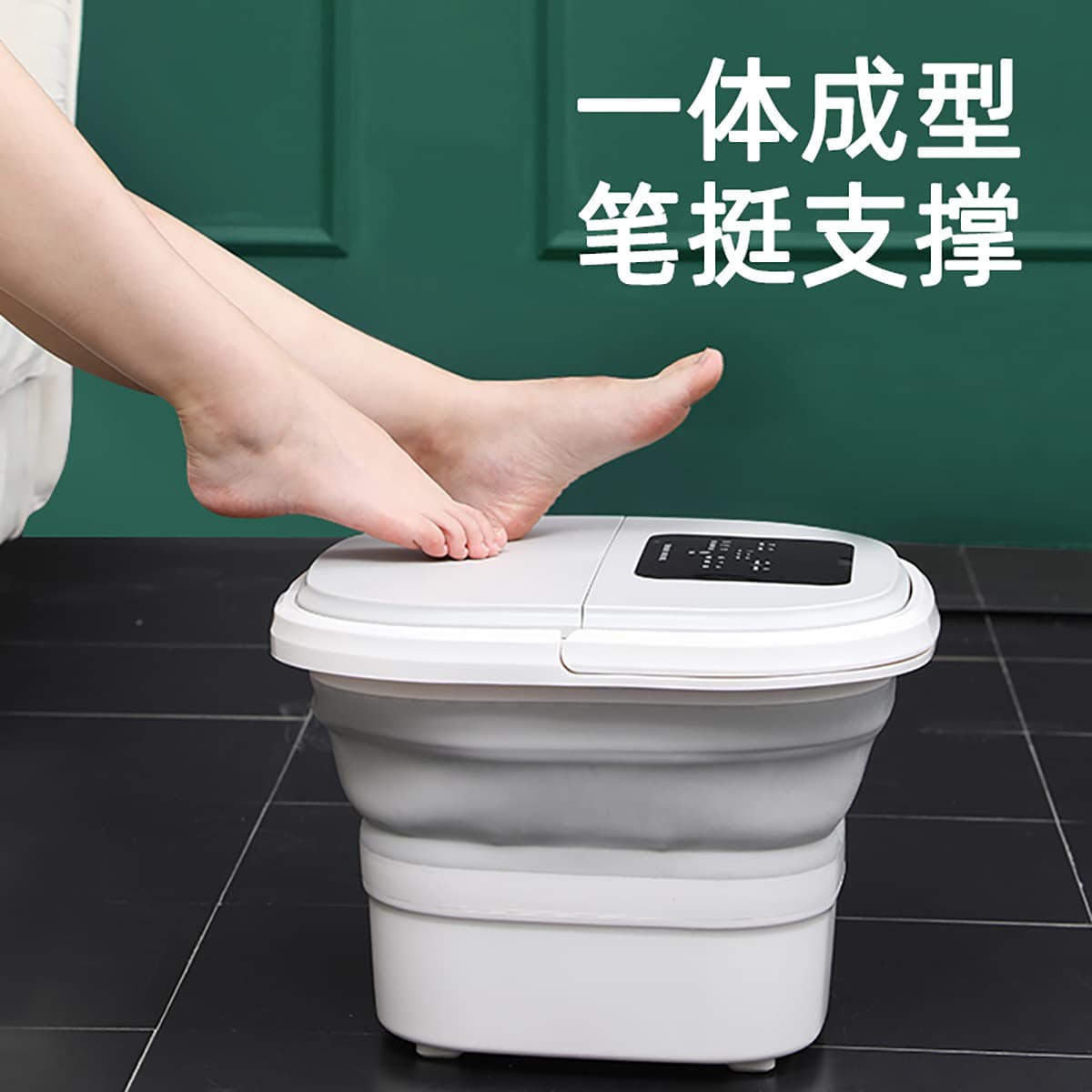 Factory Drop Shipping Foldable Foot Bath Tub, Electric Heating Automatic Portable Foldable Foot Spa Basin
