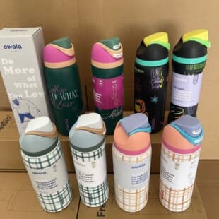 Owala New Insulated Fruit Cup 24/32oz In Stock Stylish Portable Outdoor Dual-Drink Flip Straw Cup