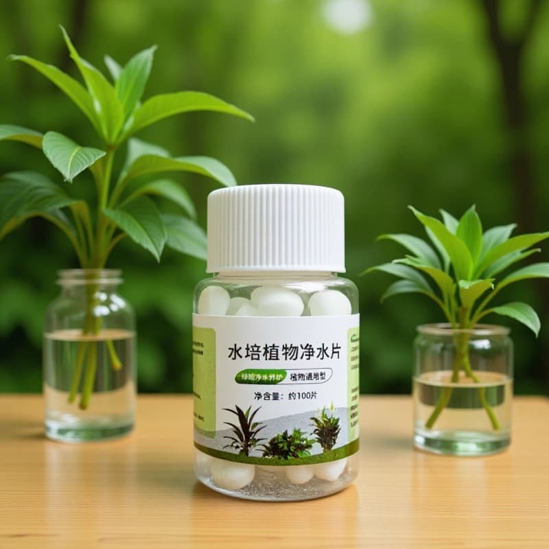 Hydroponic Plant Water Purifying Tablets for Bowl Lotus, Lucky Bamboo, Purify Water, Clean, Deodorize, Remove Impurities