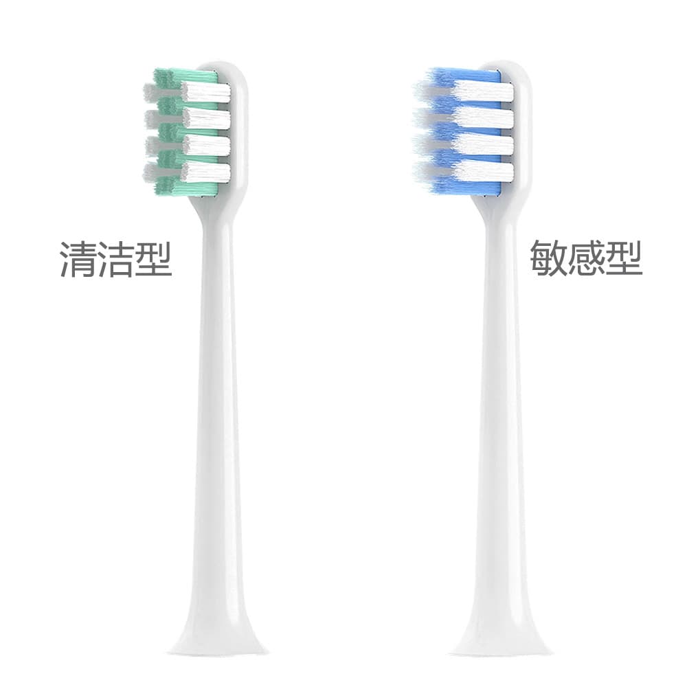 Compatible with Dr. Bei Electric Toothbrush Heads C1 C2 E0 S7 Soft Bristle Replacement Heads
