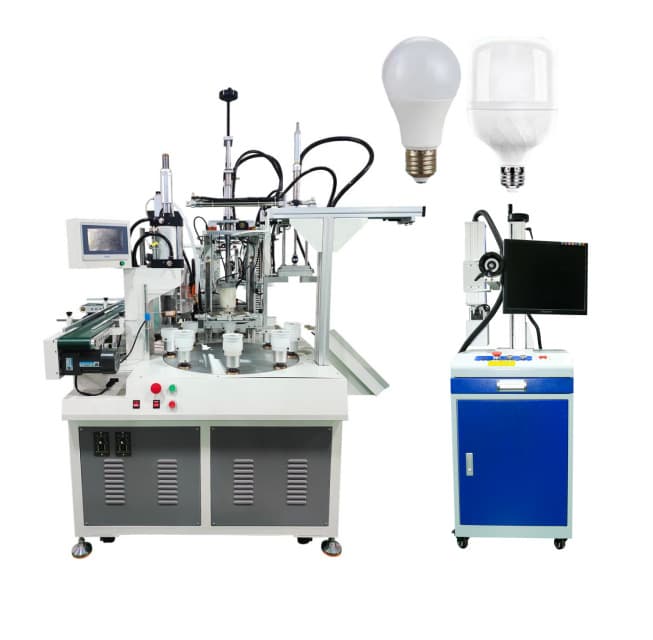 E27 E14 B22 bulb assembly machine, multi-functional bulb assembly machine, LED bulb production equipment source factory