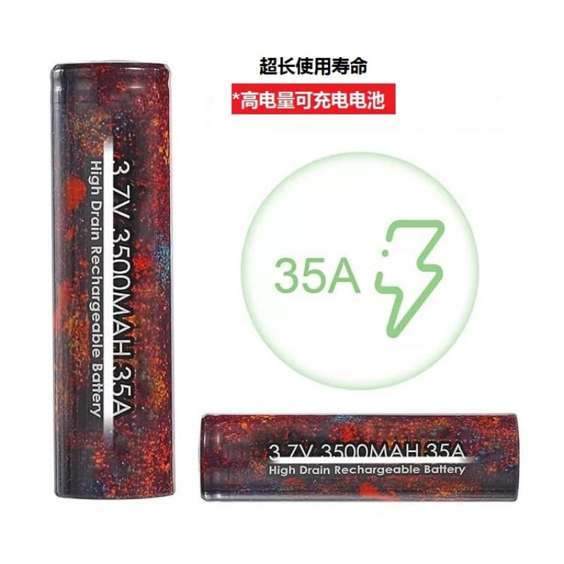 AWT Yawei Green Energy 18650 Lithium Battery 3500mAh 3.7V 35A High Discharge Rate High Capacity Single Cell for Flashlights