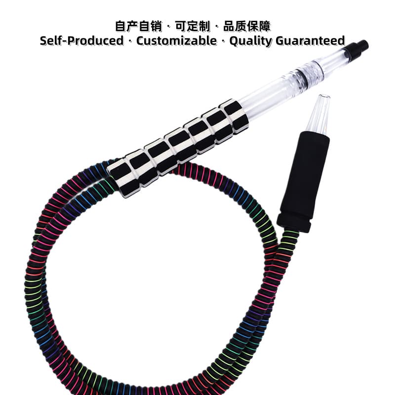 Arabic Hookah Rainbow Thread Premium Hookah Hose Hookah Tube Acrylic Foam Tube Ice Tube