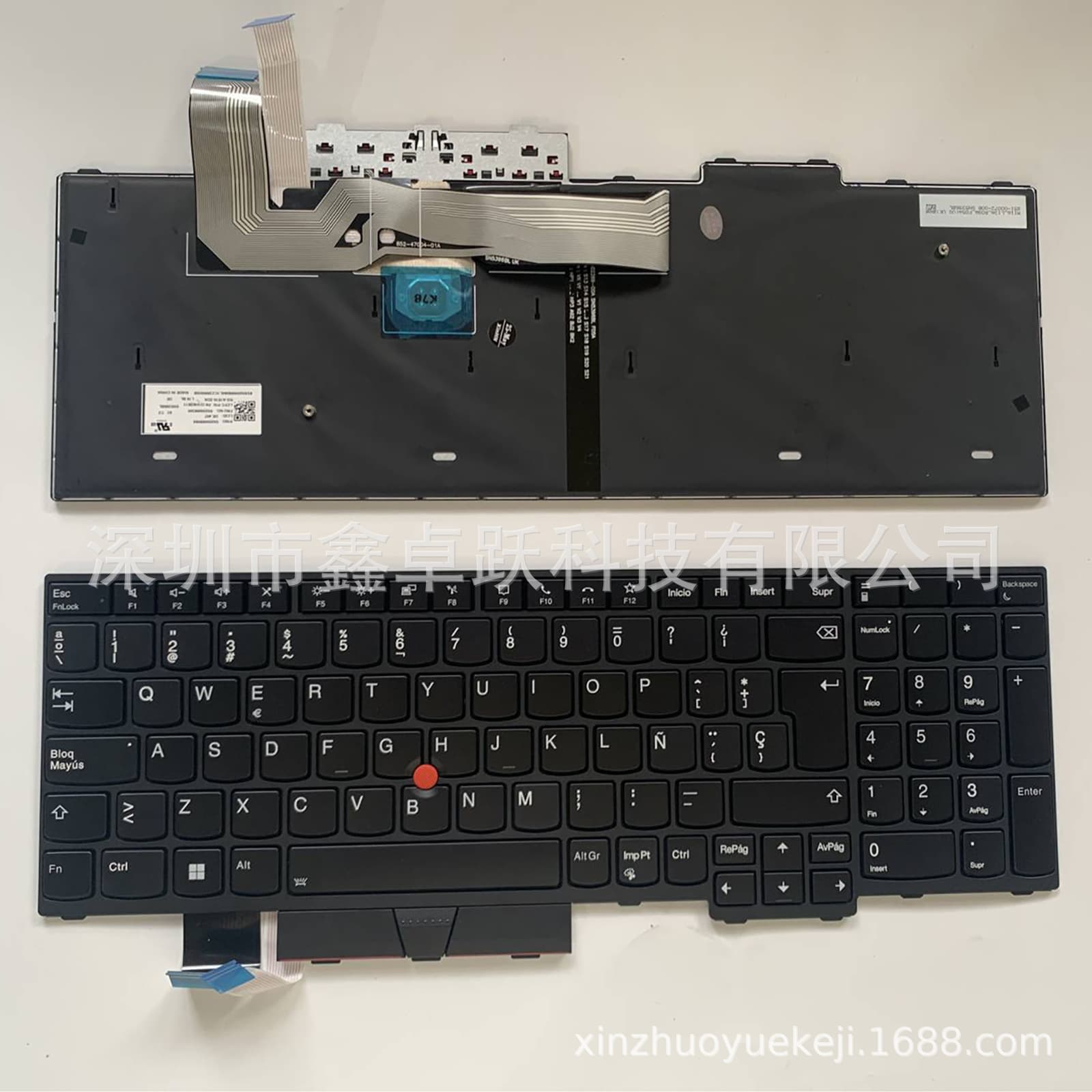 US SP Compatible Lenovo Thinkpad L15/L15 Gen1/L15 Gen2 P15V T15P Keyboard