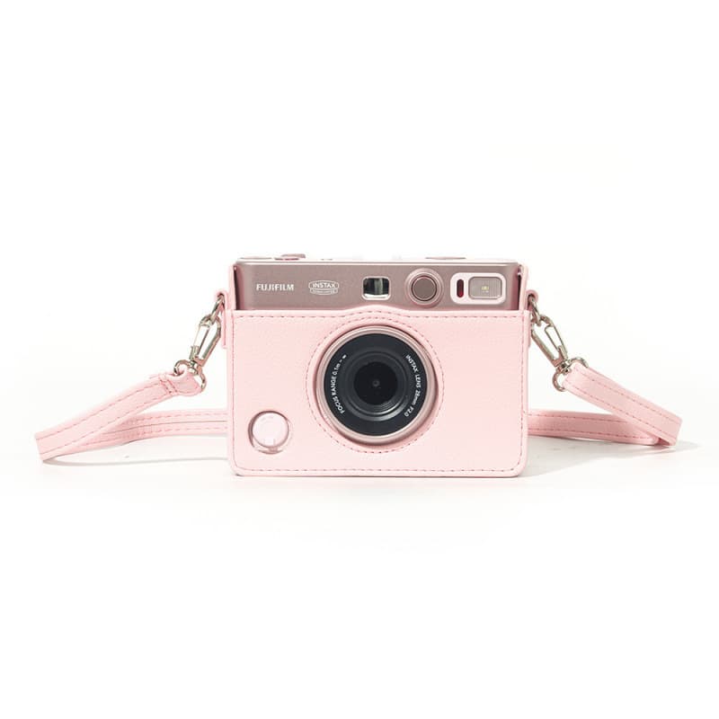 New Instax mini EVO Sakura Pink Camera Case, Digital Camera Fit Storage Protective Case, Crossbody Bag