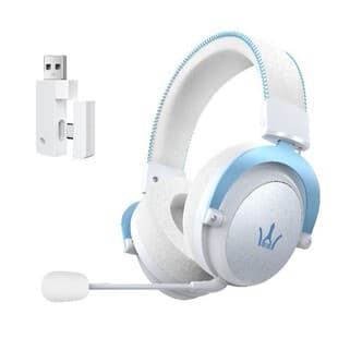 Aluminum Cap 2.4G Wireless + Bluetooth + Virtual 7.1 Quad-Mode Over-Ear PC Gaming Headset for PUBG Esports
