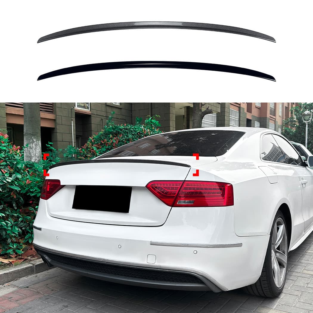 Compatible with Audi A5 8T Coupe 2-Door Sportback 2007-2016 S5 Style Rear Spoiler Lip Cross-border Modification