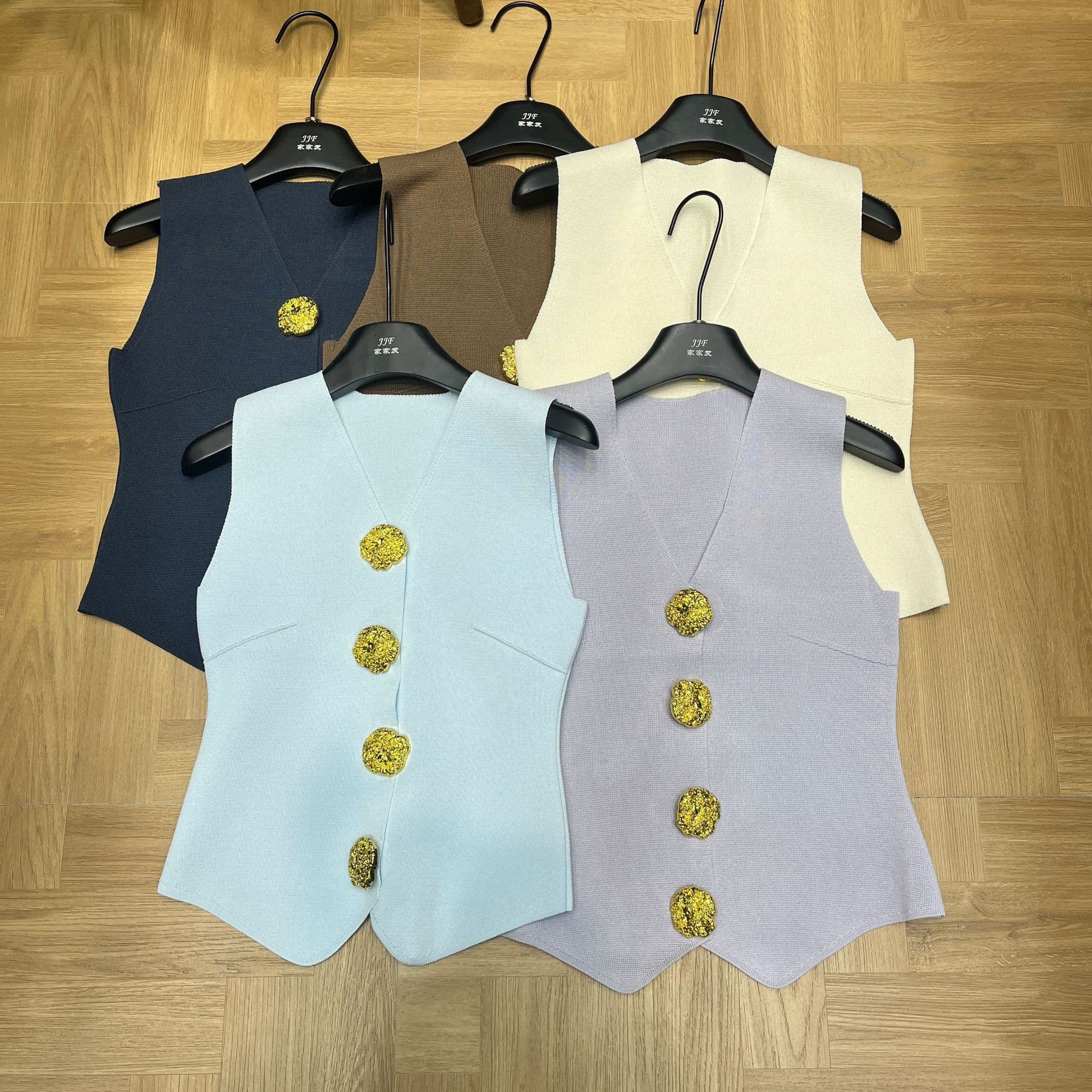 Cross-border Amazon Chanel-style Knit Vest Summer Innerwear Sleeveless Tank Top