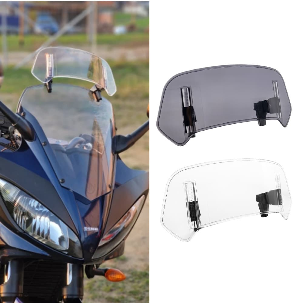 Cross-Border Hot-Selling Suitable for Kawasaki Honda BMW Yamaha Suzuki Modified Raised Windshield Adjustable Wind Guard