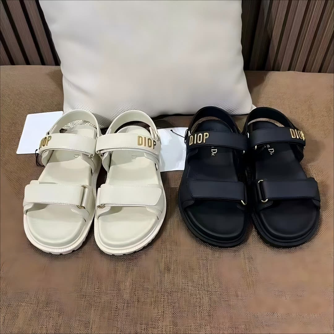 IN Manufacturing 2024 Summer New Velcro Casual Flat Comfortable Non-Slip Outdoor Sandals for Women