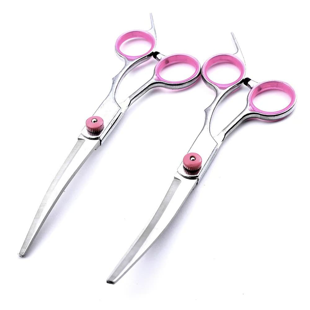 Pet Grooming Scissors, Professional Hair Trimming Set, Curved Scissors, Thinning Scissors, Teddy Dog Self-Cut Dog Hair Tools Wholesale
