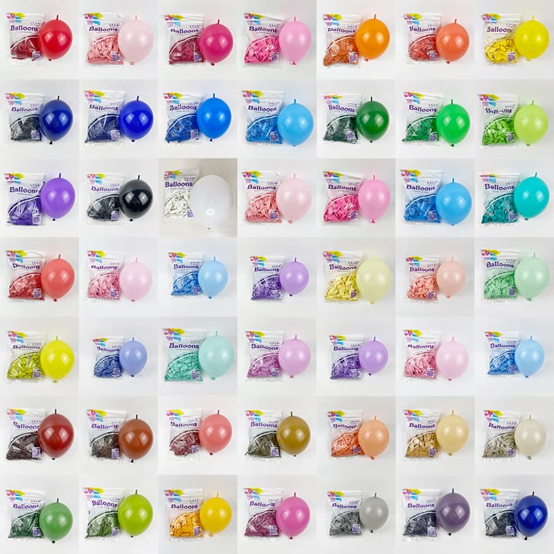 2.4g Tongrui 10-inch Tail Balloons Pin-Tail Keelong Balloons for Birthday Wedding Party Decoration 100/Pack