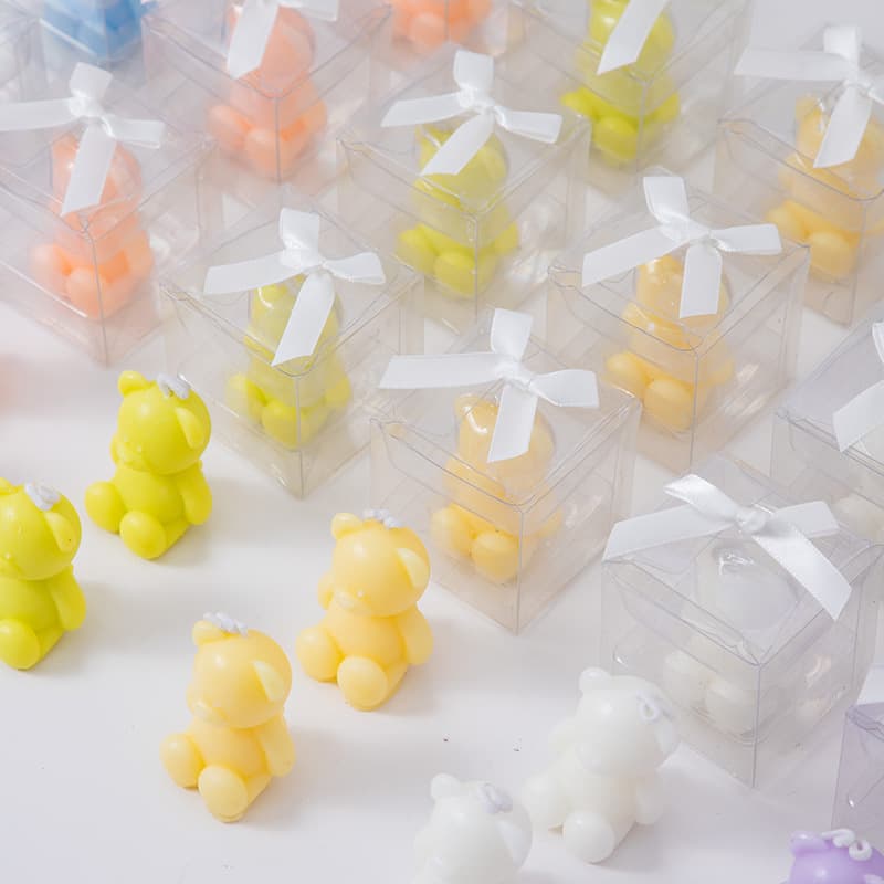 Bear scented candle souvenir gift, handmade creative fragrance animal shape wax cartoon animal shape