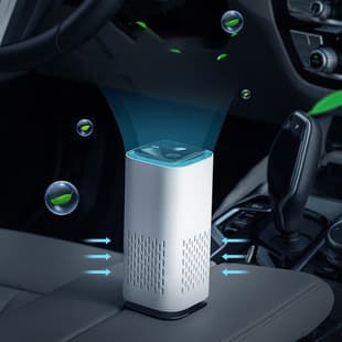 A1 Car Purifier, Negative Ion Air Purifier for Home, Odor Removal, Desktop Air Purifier