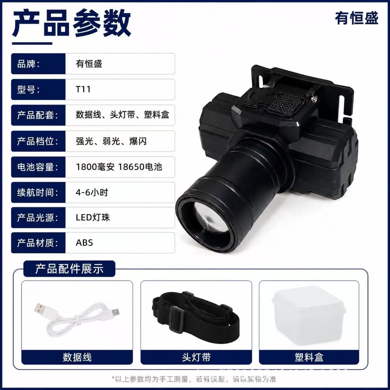 Super Bright Headlamp Long Battery Life Lithium LED Headlamp Super Bright Mining Lamp Fishing Outdoor Head-Mounted Flashlight