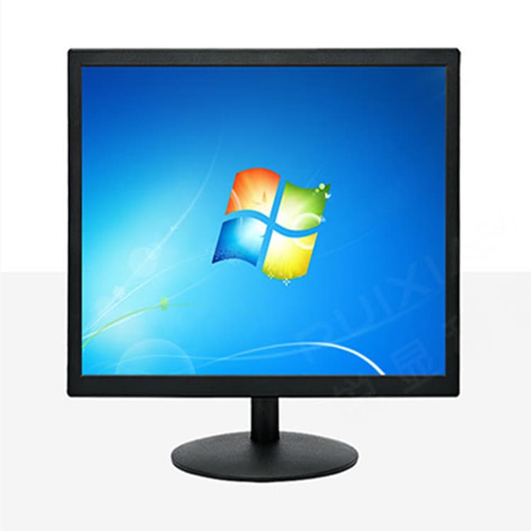 Brand new 15-inch, 17-inch, and 19-inch square high-definition LCD computer monitors for office use, machine tools, gaming, and monitoring (BNC).