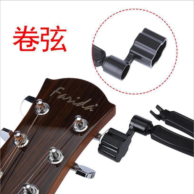 Guitar String Replacement Kit, Guitar Strings, Copper String 3-in-1 String Winder, Pin Puller, String Cutter, String Changing Tool