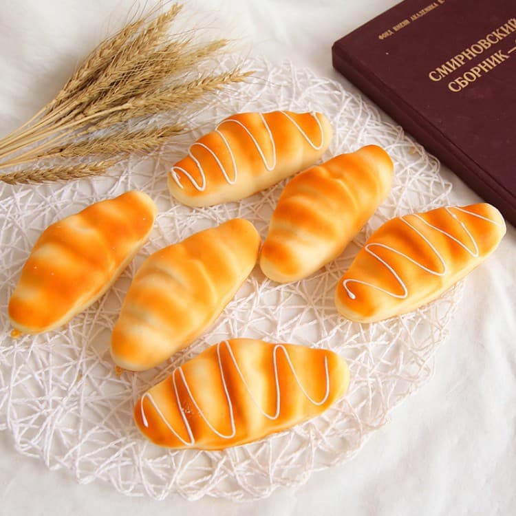 Simulated Bread Decoration Photography Teaching Prop Bread Model Slow Rebound PU Cake Simulation Small Bread Model