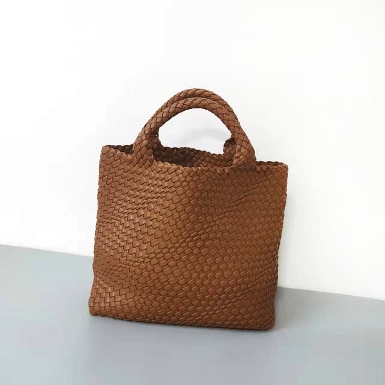 Korean Fashion Woven Tote Bag Set, Large Capacity Women's Bag, Beach Bag, Export Bucket Bag