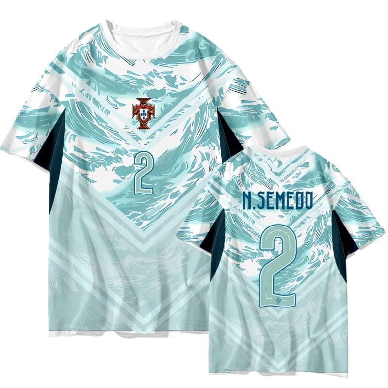 2026 World Cup Portugal Team Jersey Cristiano Ronaldo Player Edition Quick Dry Short Sleeve Men's T-Shirt Comfortable Half Sleeve