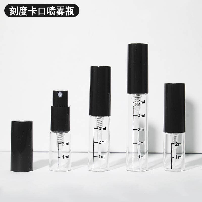 Bayonet scale perfume bottle 2ml3ml5ml glass sample perfume bottle scale perfume bottle wholesale