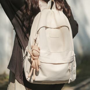 School Bag for Girls Elementary Middle High School College Students 2025 New Style Simple Travel Backpack