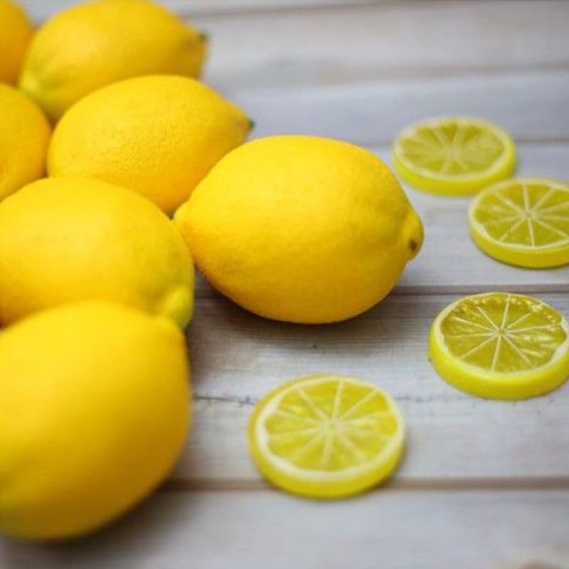 Simulated fruit simulated lemon model artificial lemon fake lemon photo props window decoration home furnishings