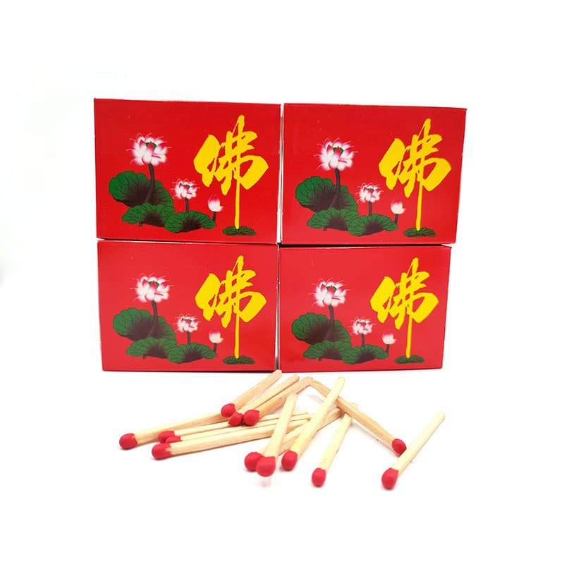 In-Stock Universal Matches for Buddhist Temples, Ritual Offerings, Incense Lighting