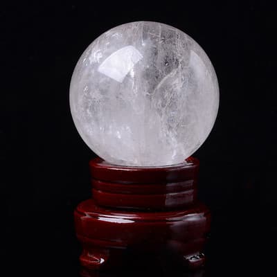 Supply Wholesale Natural Clear Crystal Ball Ornament Entrance Living Room Home Office Gift Craft Raw Stone Polished