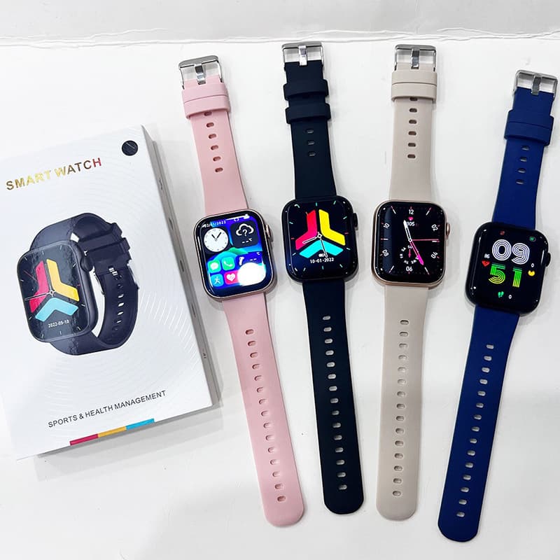New Export QX7 Smart Bracelet 1.85 Bluetooth Call One-Key Direct Connect True Blood Oxygen Temperature Measurement Sports Watch
